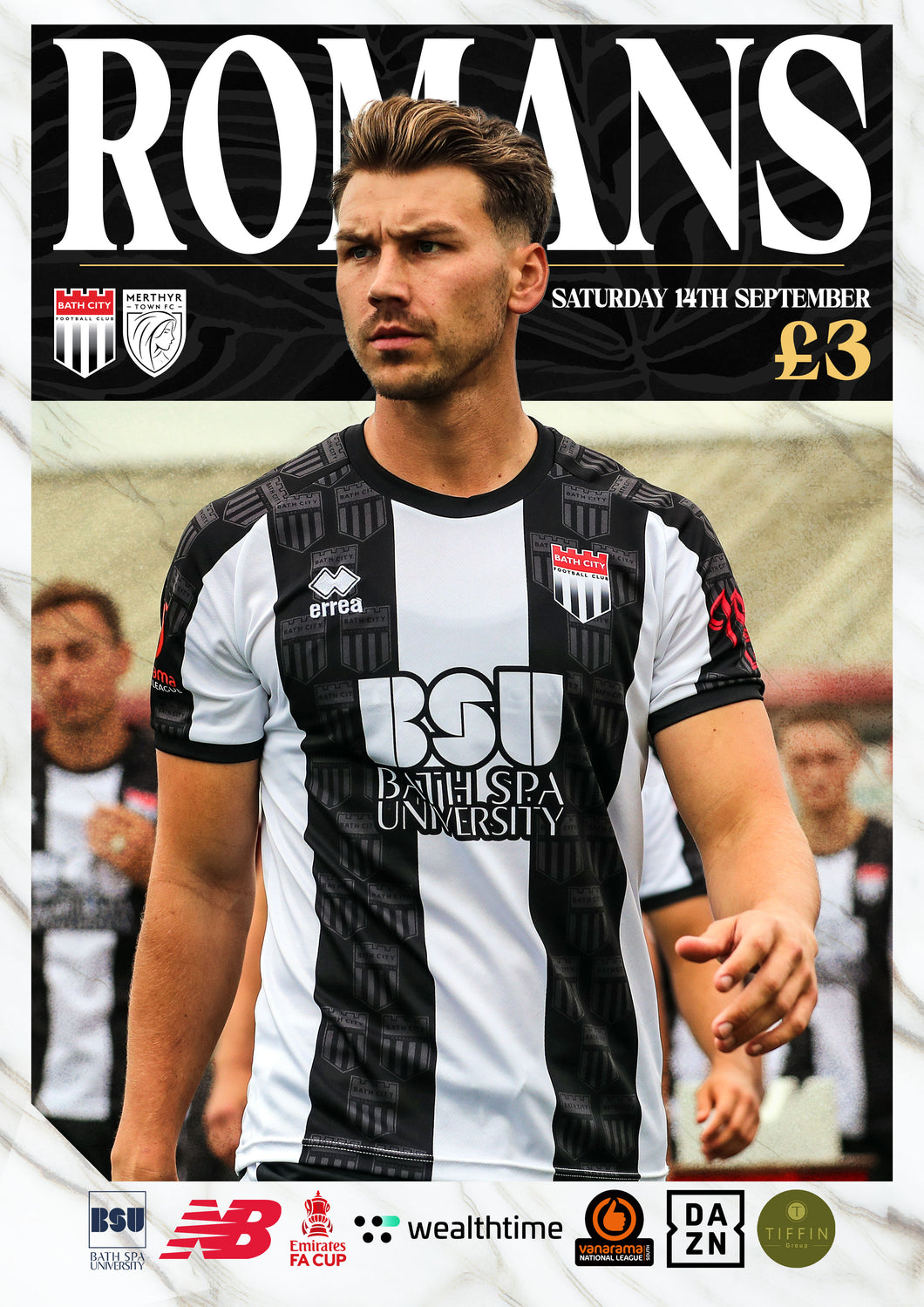 Matchday Programme v Merthyr Town - Saturday 14 September 2024