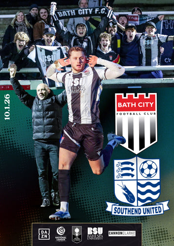 Matchday Programme v Southend Utd (FA Trophy) - Saturday 10 January 2026