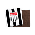 Bath City Stripe Crest Coaster