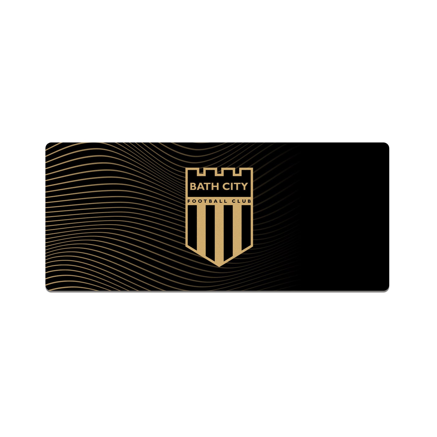 Bath City Black and Gold Gaming Mat