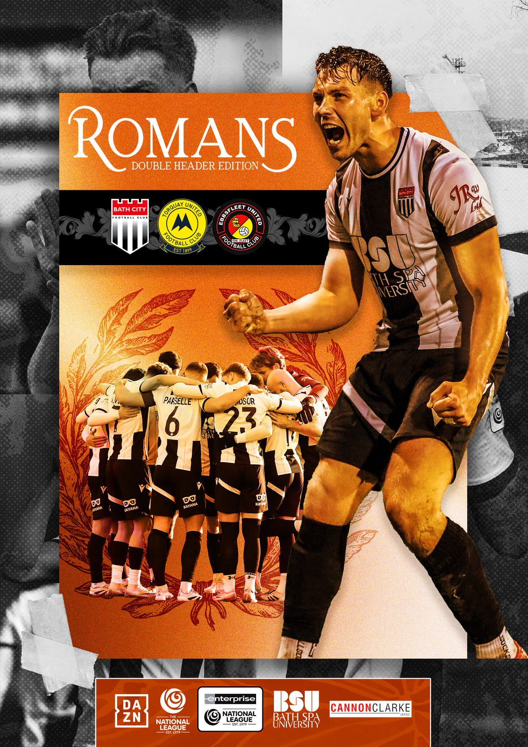 Matchday Programme v Torquay Utd & Ebbsfleet Utd