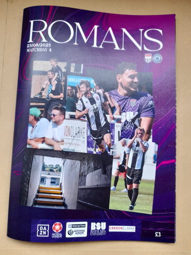 Matchday Programme v Eastbourne Borough - Saturday 23 August 2025