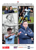 Matchday Programme v Havant & Waterlooville - Tuesday 20 October 2026